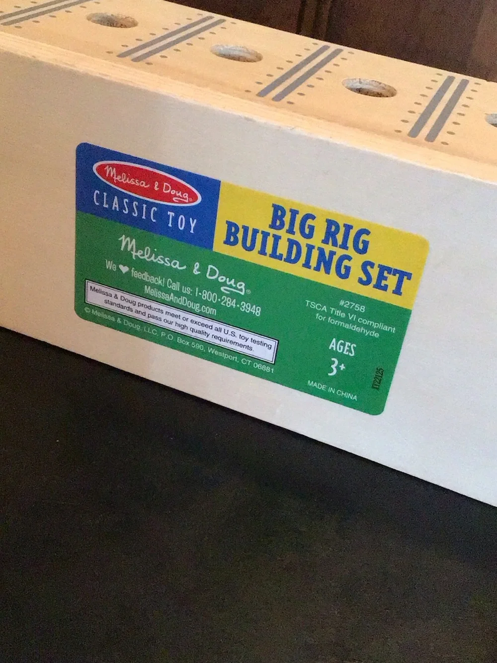 Melissa & Doug big rig building set 22pcs complete set!